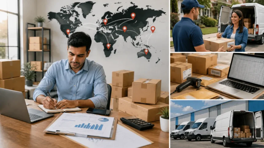 how to start a courier business