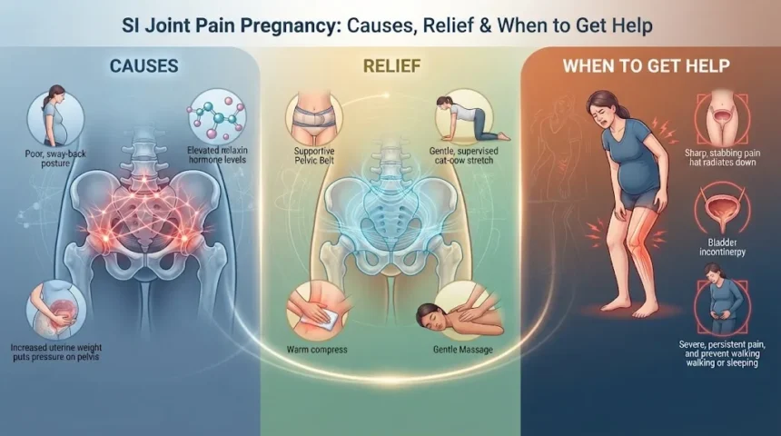 SI Joint Pain Pregnancy Causes, Relief & When to Get Help