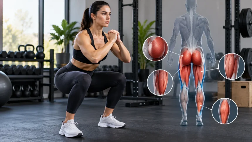 Squats Muscles Worked Muscles Targeted & Benefits