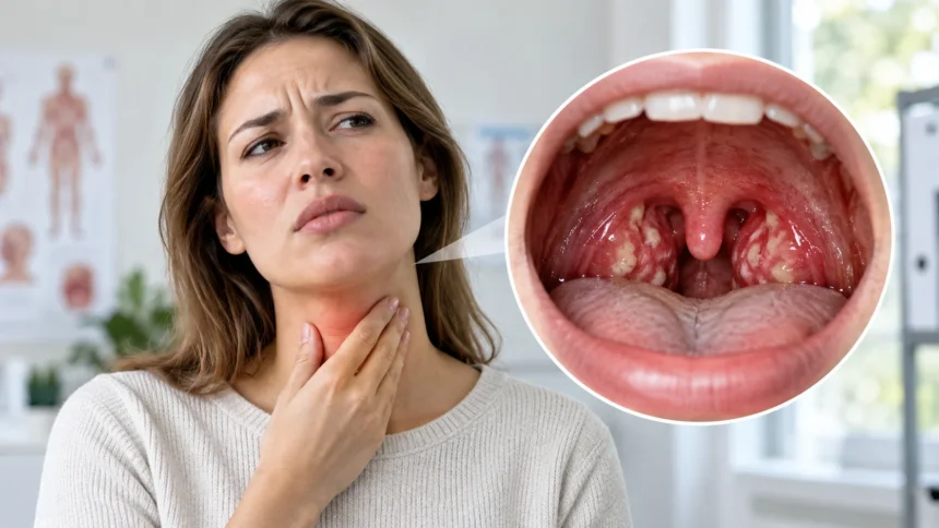 Strep Throat Pictures Symptoms & What It Looks Like